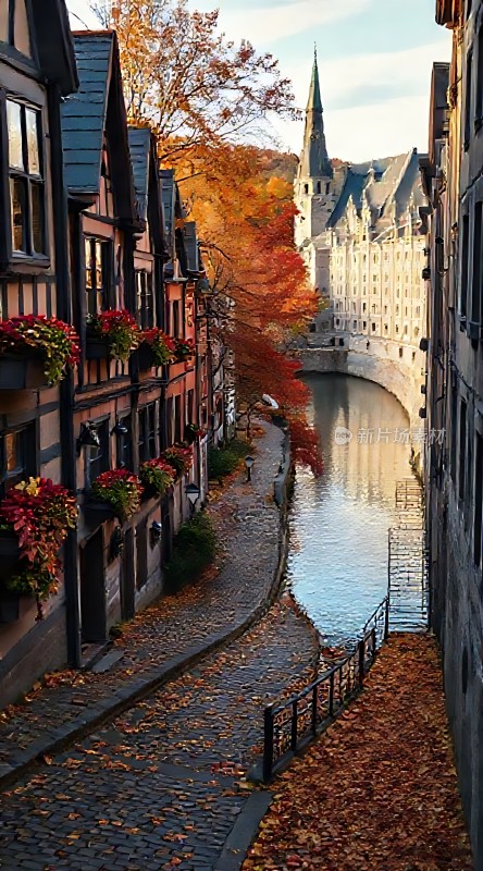 秋日古街水乡情