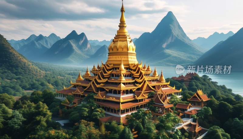 云南西双版纳佛塔