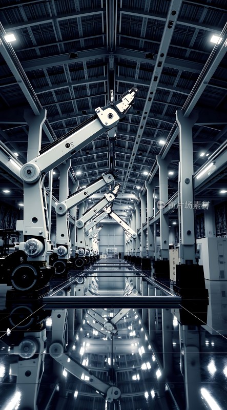 机械臂阵列未来科技感十足