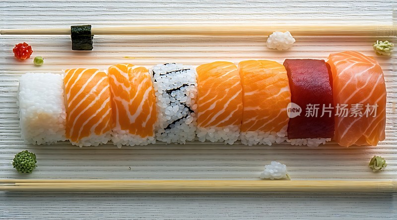 新鲜刺身寿司大集合