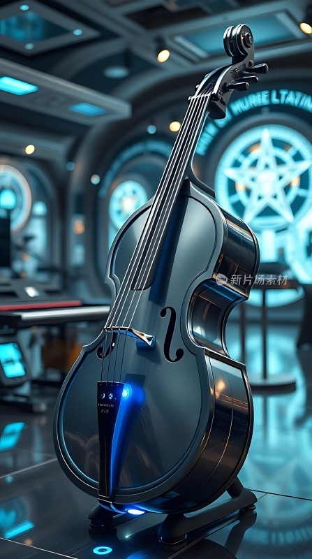 未来科技弦乐——蓝色小提琴