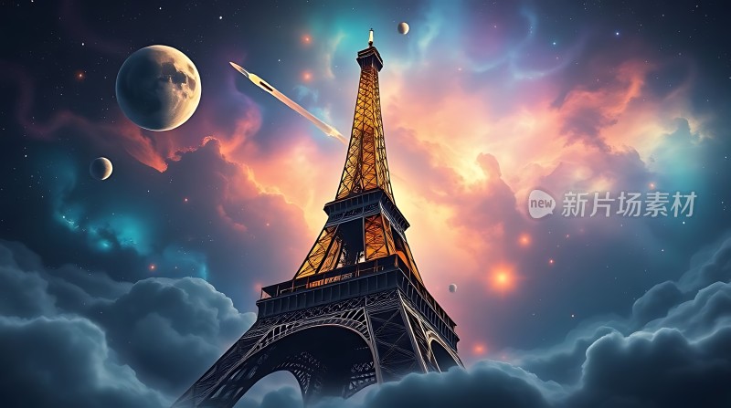 太空巴黎铁塔