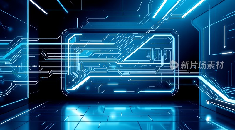 科技感未来主义场景