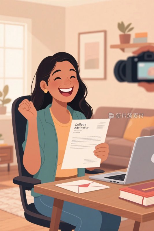 办公场景卡通插画