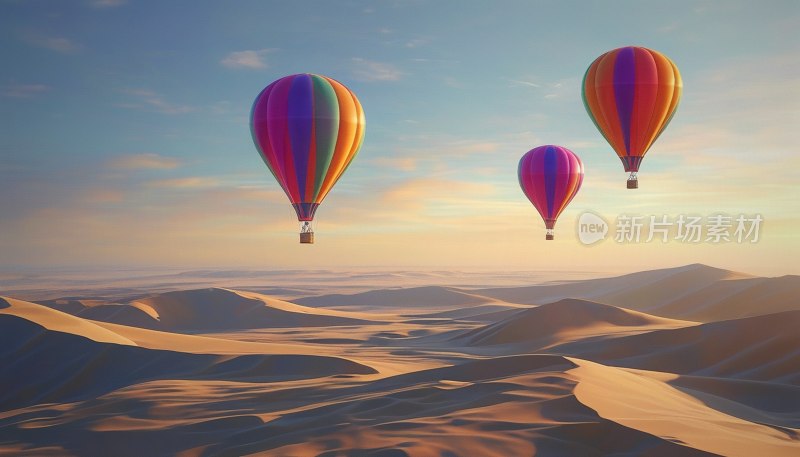 晨光热气球梦幻飞舞