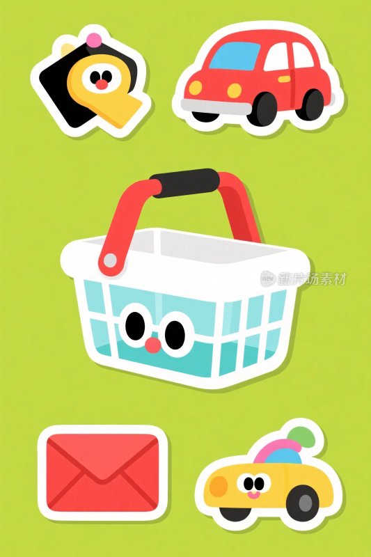 卡通图标插画集合