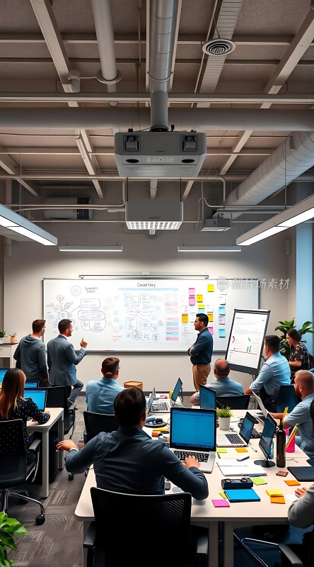 团队协作头脑风暴会议