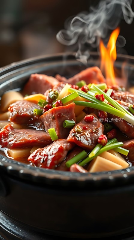 香辣牛肉煲仔饭