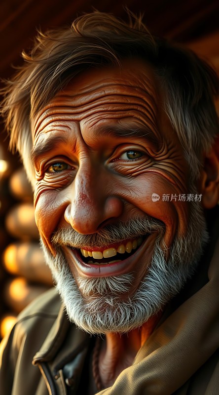 岁月沉淀的微笑温暖而深刻