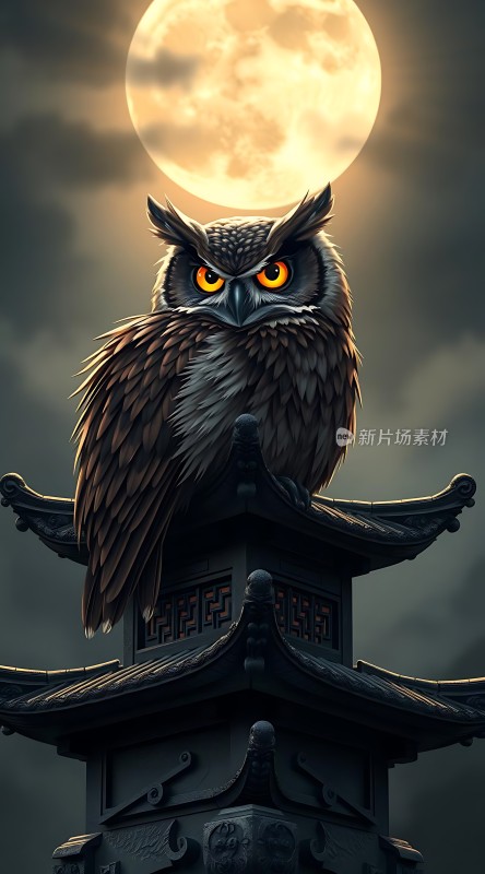 夜幕下的守护者