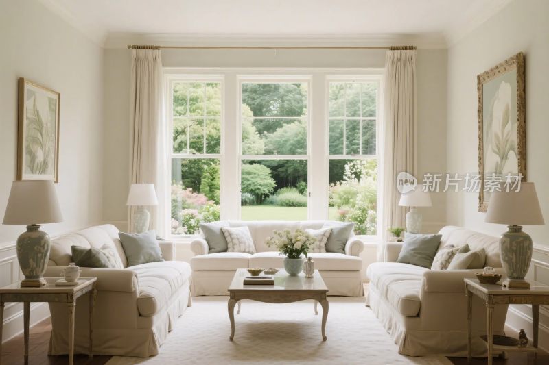 温馨舒适的客厅室内场景