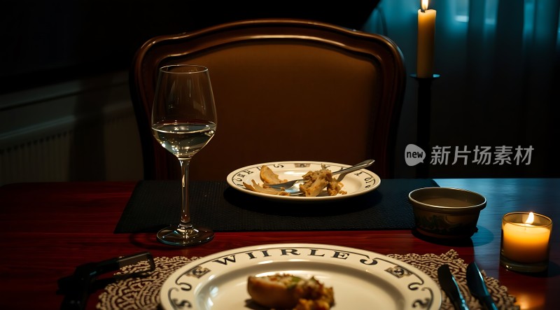 烛光晚餐浪漫温馨时刻