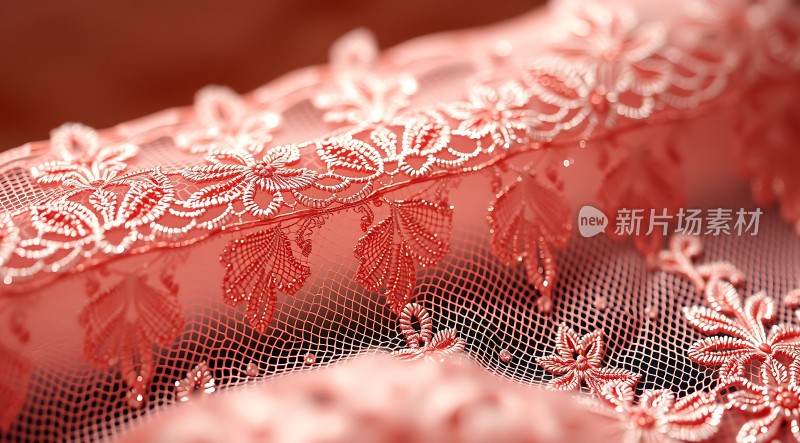 精致蕾丝花边细腻工艺展现优雅魅力