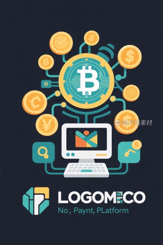 加密货币科技插画