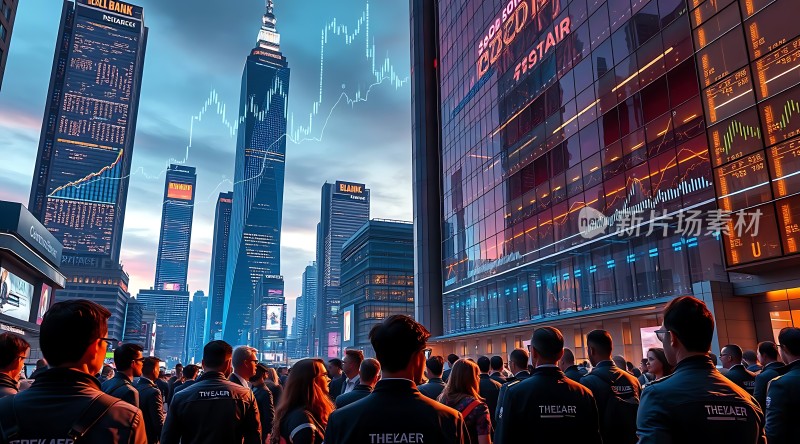 金融风暴下的都市繁华