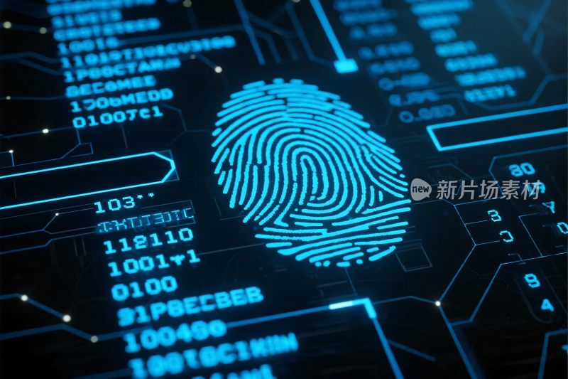数字指纹科技界面