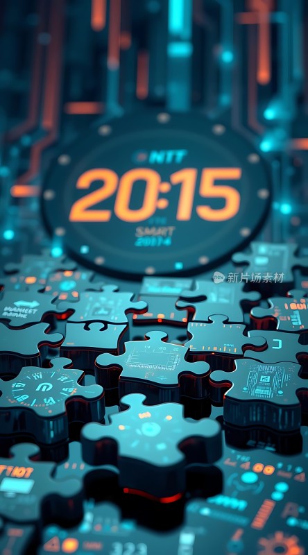 智能拼图未来科技时间