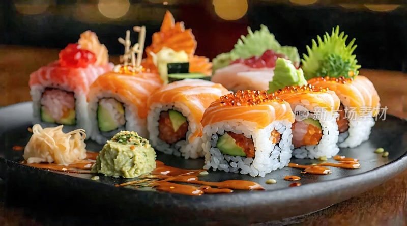 寿司盛宴美味呈现