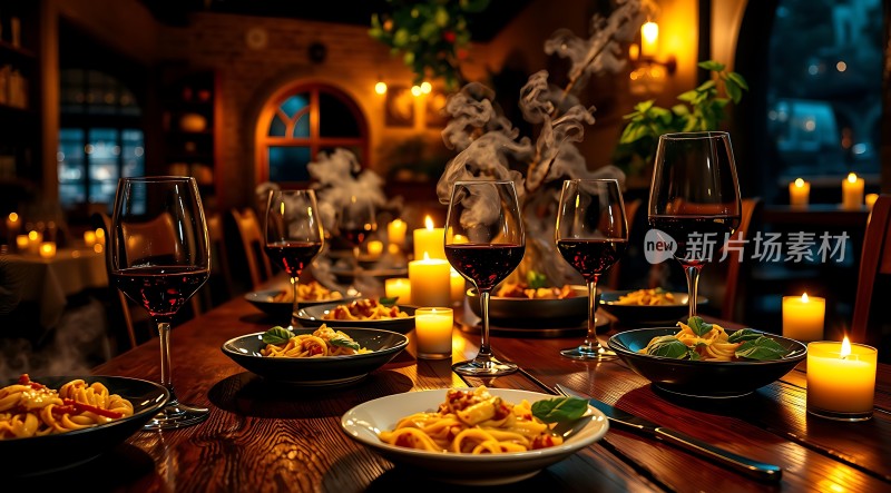 烛光晚餐浪漫时刻