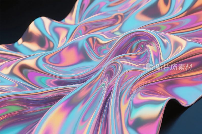 绚丽多彩的流体质感画面