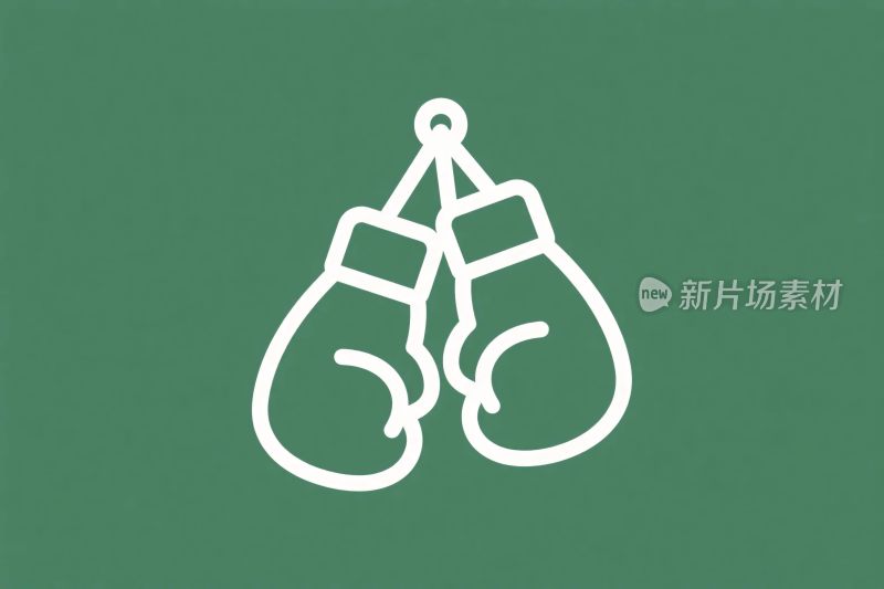 拳击手套图标插画