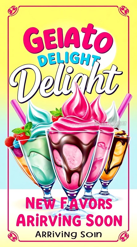 **Geiato Delight Delight 新口味即将到来**