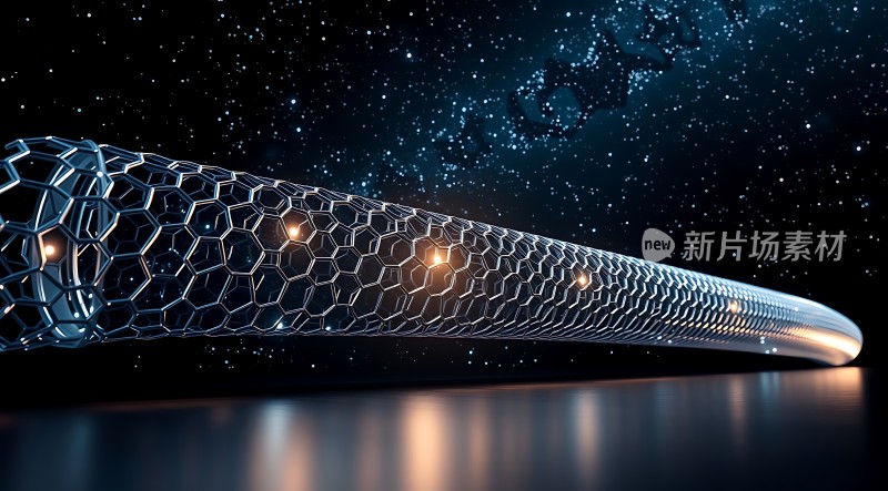 新片场素材未来科技管道