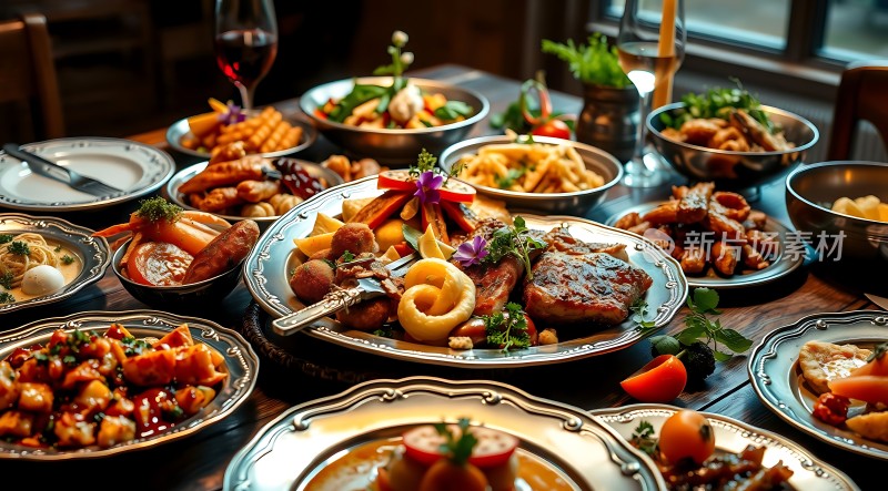 美味佳肴盛宴诱人美食大集合