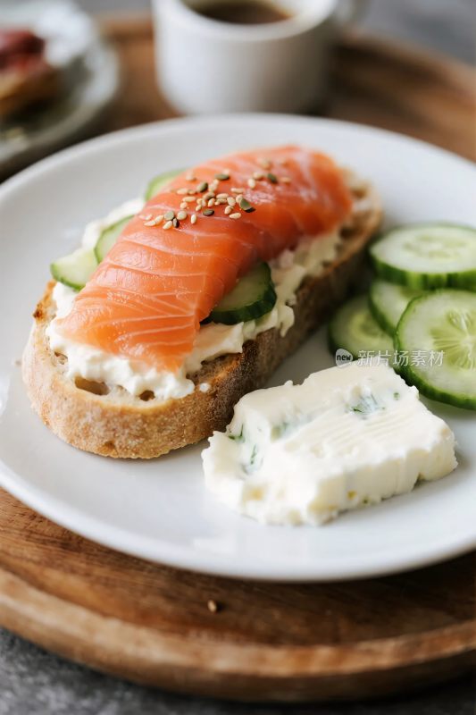 早餐美食三明治