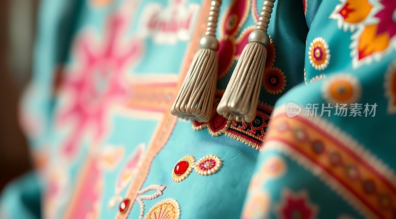 精致流苏与华丽刺绣