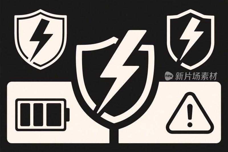 电力安全保护图标