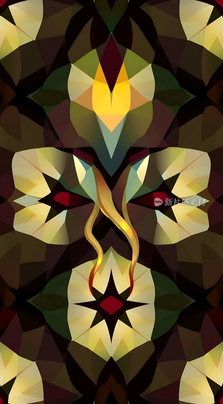 抽象几何艺术图案