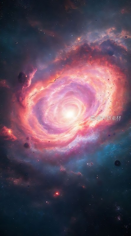 宇宙漩涡星云奇观