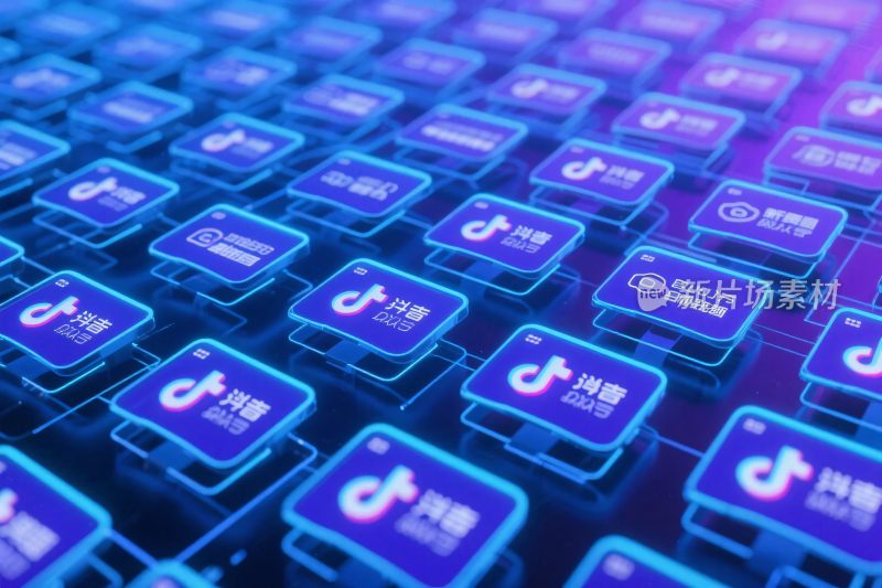 抖音科技按钮界面