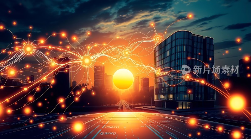 未来城市之光科技与建筑的交响曲