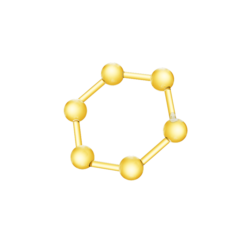 3D渲染精华微观分子水滴元素