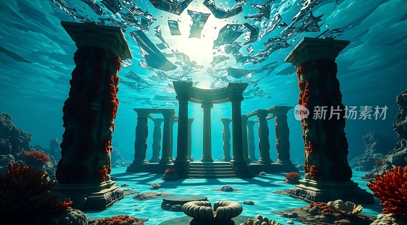 水下古建筑遗迹