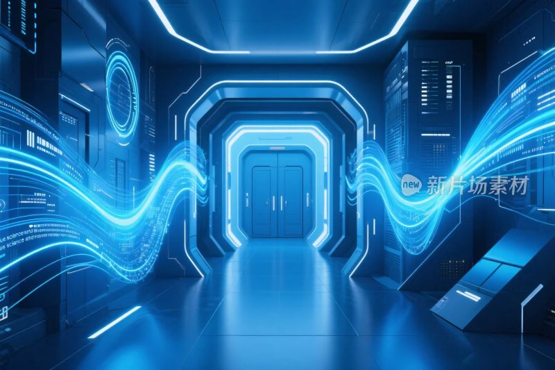 未来科幻科技通道