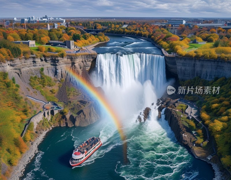 尼亚加拉瀑布彩虹船