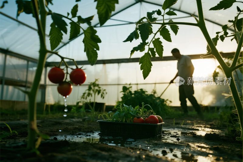 温室番茄种植场景