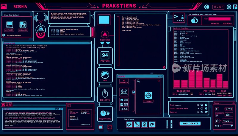 新片场素材未来科技界面设计
