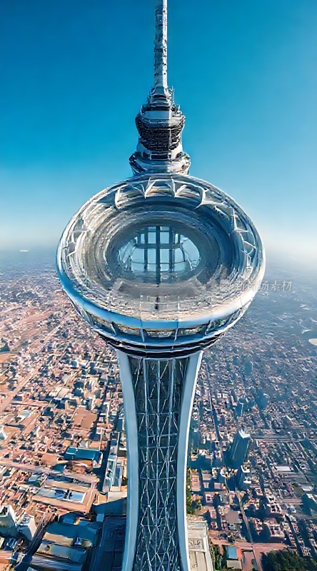 东方明珠塔全景