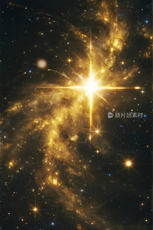 璀璨星空星体图像