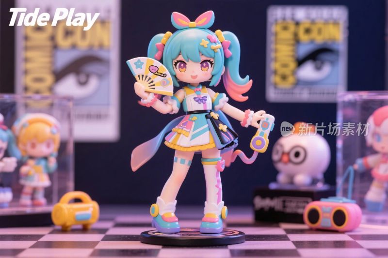 卡通手办摆件展示