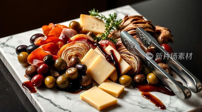 美味拼盘诱人开胃菜