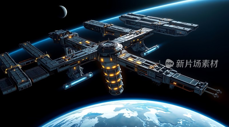 星际飞船探索地球