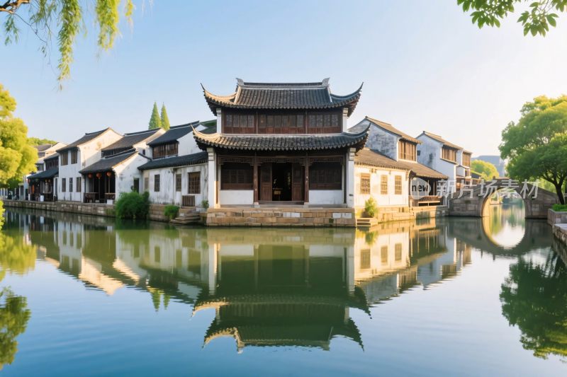 江南水乡古镇风光
