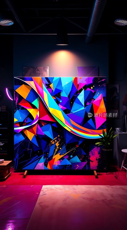 多彩几何艺术展