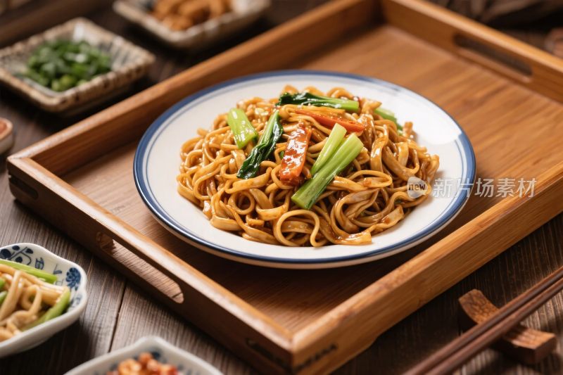 美食面条展示图