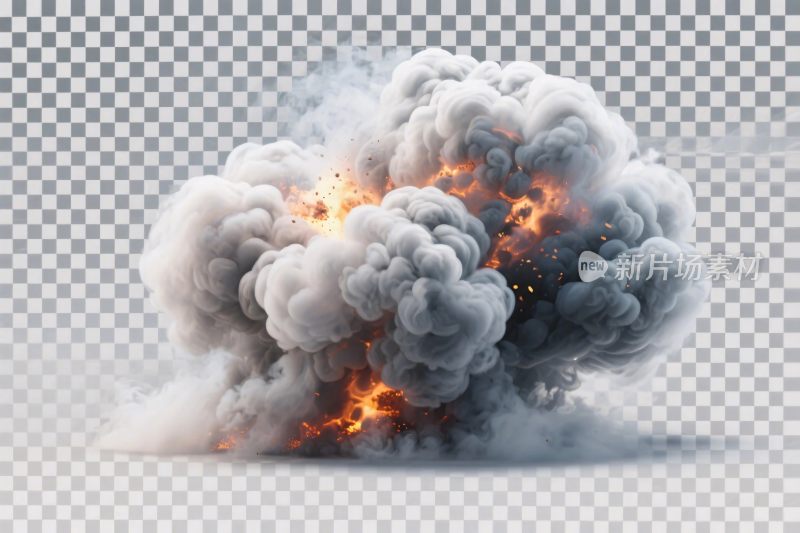 爆炸烟雾特效图